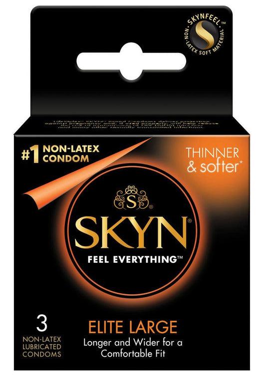 Skyn Elite Large Non Latex Lubricated Condoms Pack