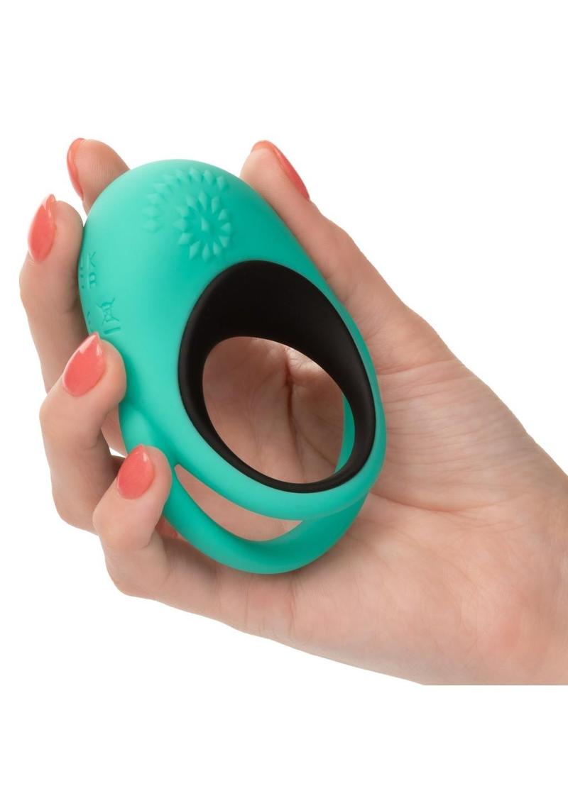 CalExotics Link Up Remote Alpha Silicone Cock Ring