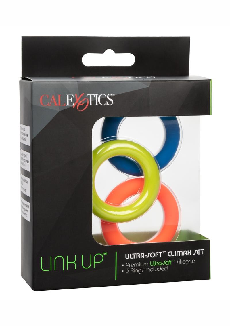 CalExotics Link Up Ultra Soft Climax Silicone Cock Ring