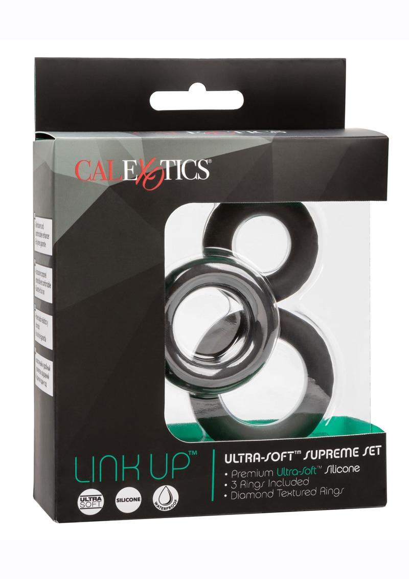 CalExotics Link Up Ultra Soft Supreme Cock Rings