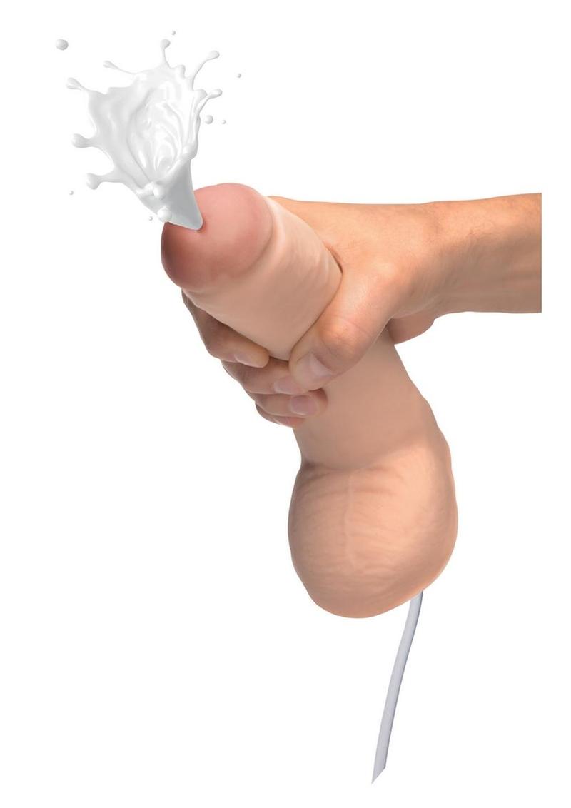 Loadz Dual-Density Squirting Dildo - Vanilla