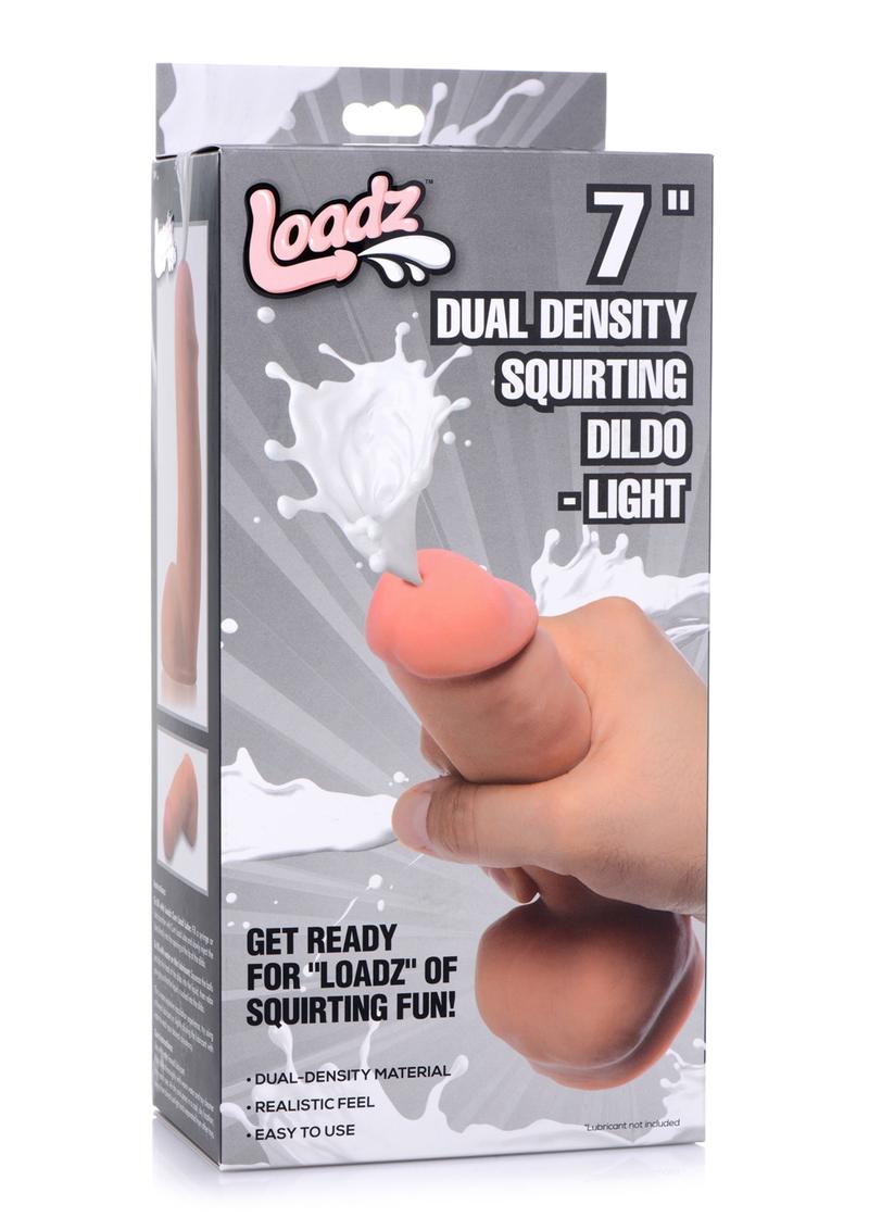 Loadz Dual-Density Squirting Dildo - Vanilla