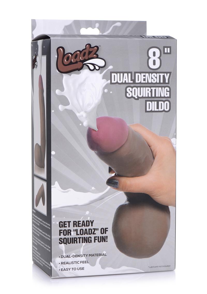 Loadz Dual-Density Squirting Dildo - Vanilla