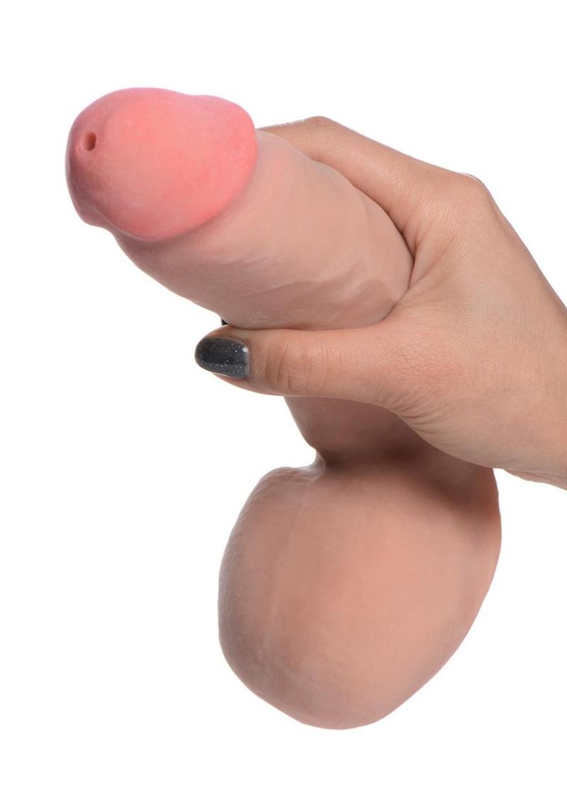 Loadz Dual-Density Squirting Dildo - Vanilla