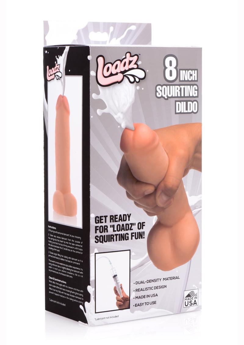 Loadz Dual-Density Squirting Dildo - Vanilla