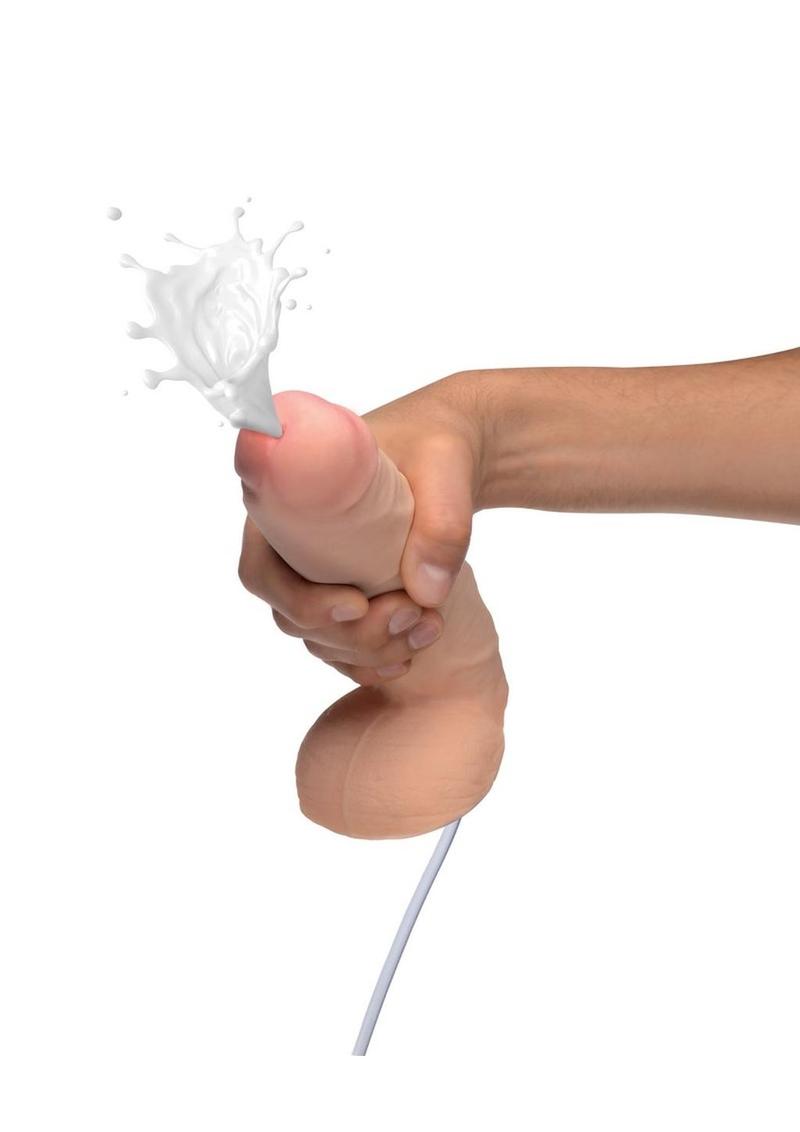 Loadz Dual-Density Squirting Dildo - Vanilla