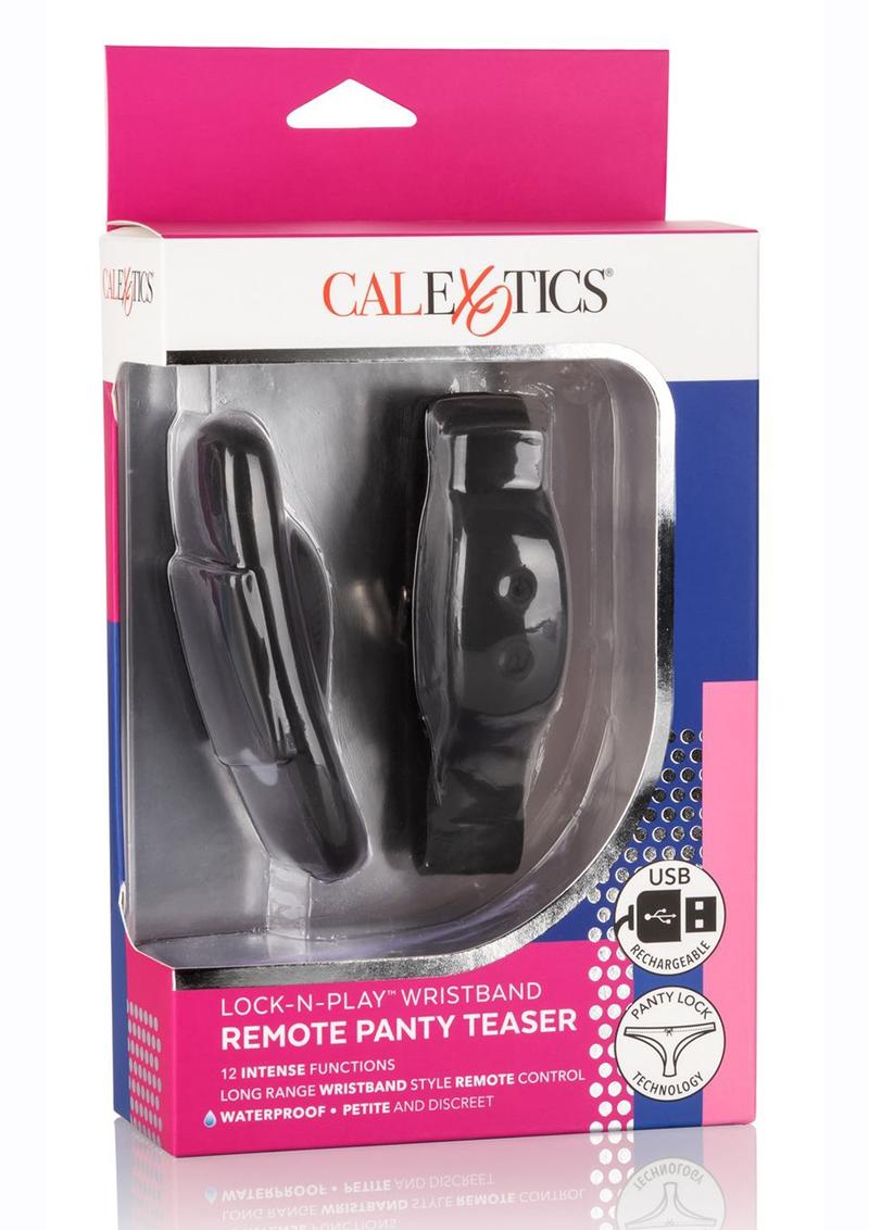 CalExotics Lock N Play Wristband Remote Control Panty Teaser