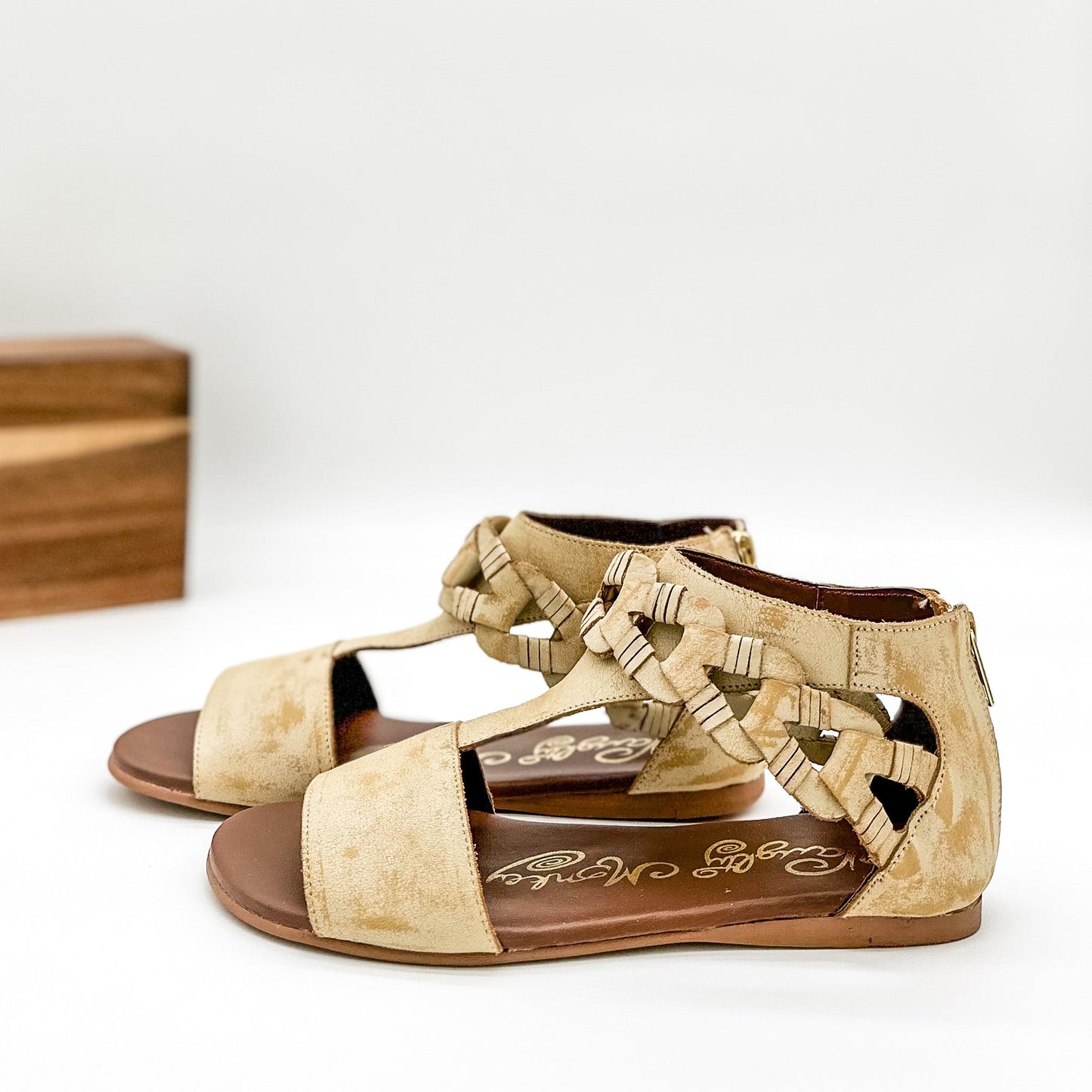 Sandales Loop D Loop blanches