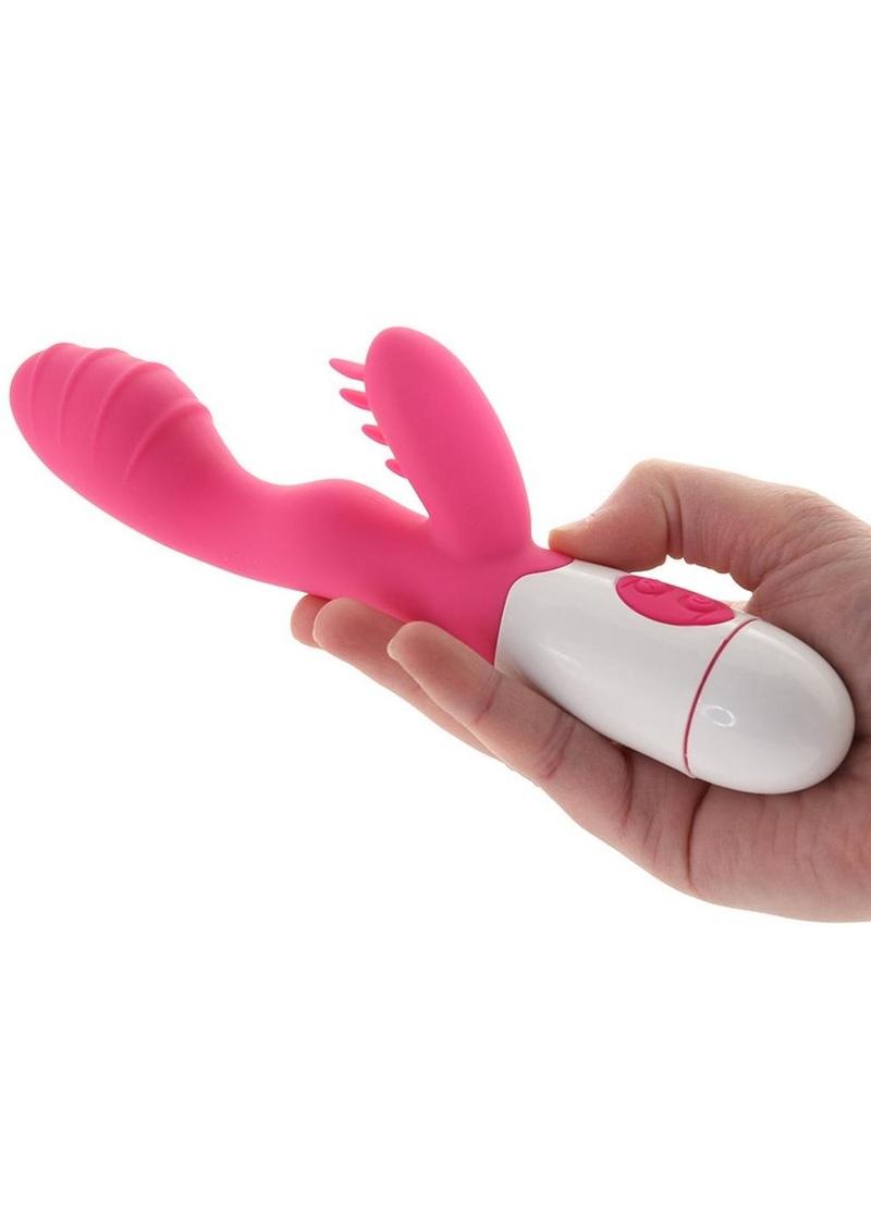 Lotus Sensual Massager #3 Function Dual-Motor Ribbed Rabbit Vibrator