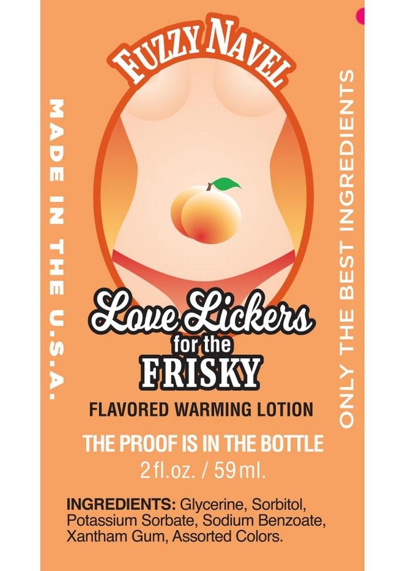 Love Lickers for the Frisky Fuzzy Navel Massage Oil
