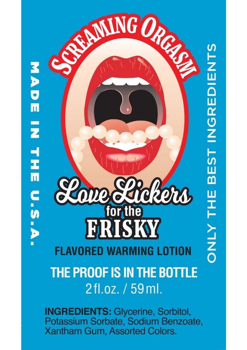 Love Lickers Screaming Orgasm Flavored Lotion