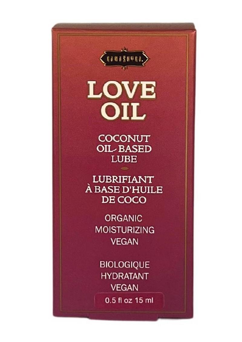 Love Oil Coconut Oil-Based Lubricant Mini Bottle