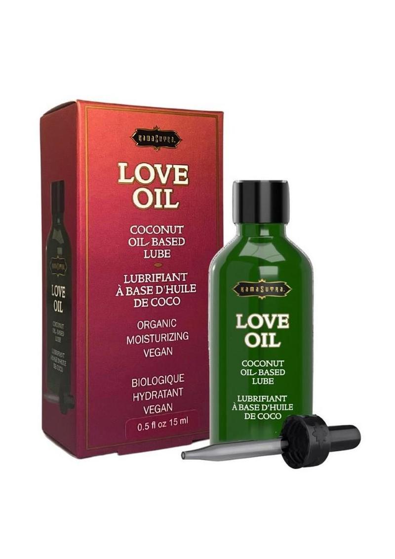 Love Oil Coconut Oil-Based Lubricant Mini Bottle