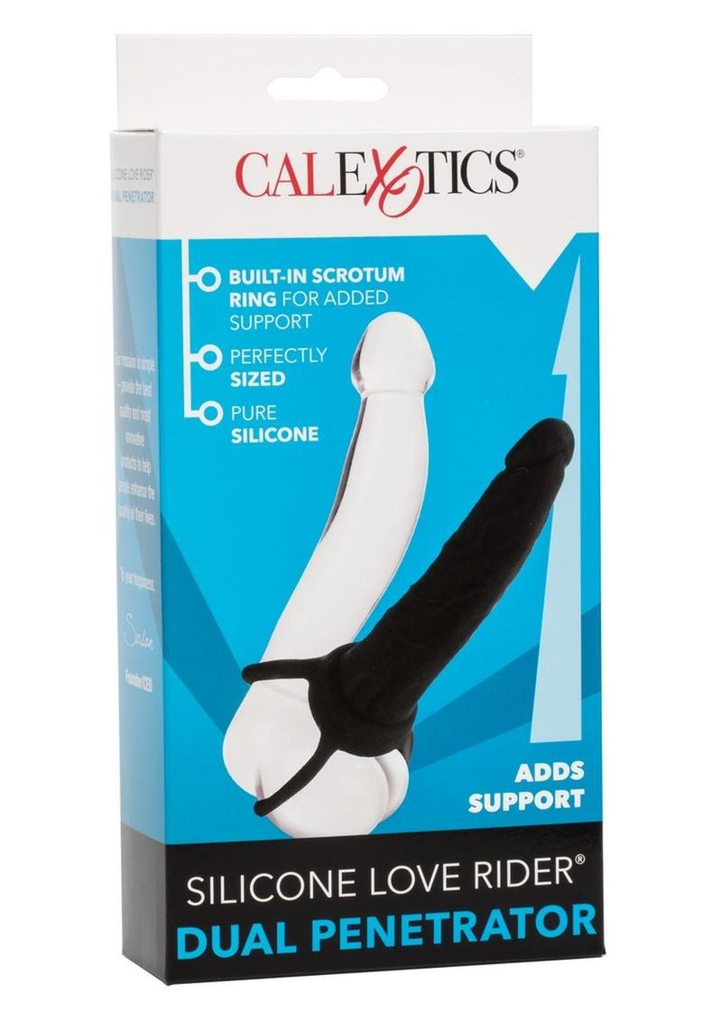 CalExotics Silicone Love Rider Dual Penetrator Dildo