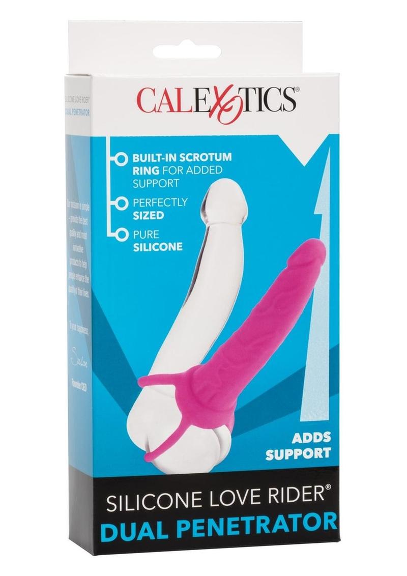 CalExotics Silicone Love Rider Dual Penetrator Dildo