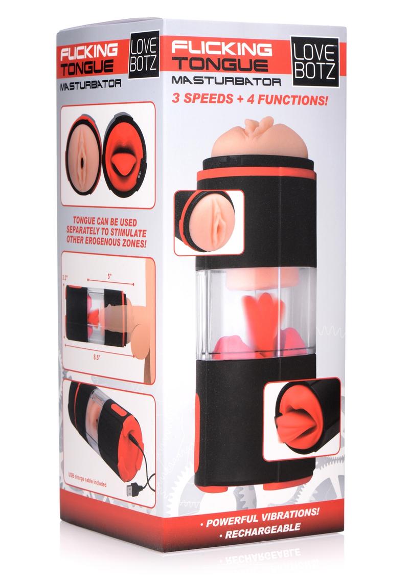 LoveBotz Flicking Tongue Masturbator