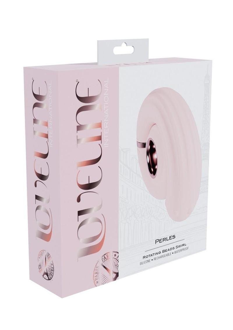 Loveline Perles Rotating Beads Swirl Silicone Vibrator
