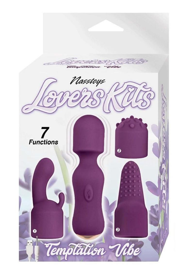 Lovers Kit Temptation Vibe 7 Function Rechargeable Silicone Vibrator