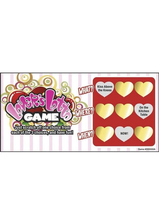 Lover’s Lotto Game Scratch to Reveal