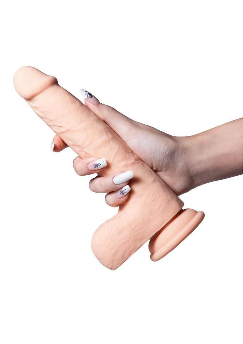 Honey Play Box LUIS App-Controlled Thrusting Silicone Dildo with Clit Licker