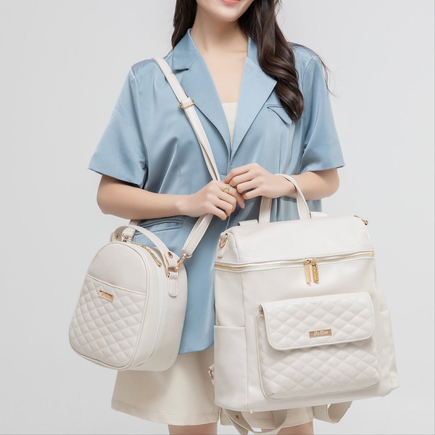 Monaco Snack Bag | Pearl White