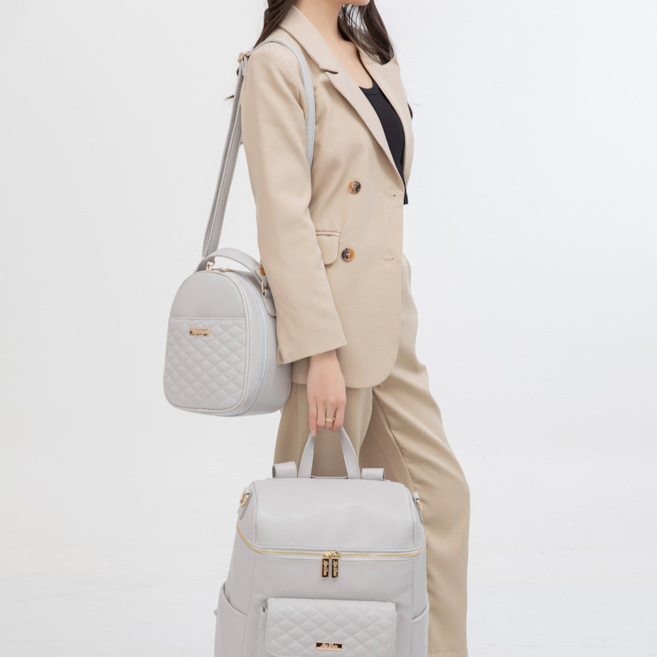 Monaco Snack Bag | Stone Grey