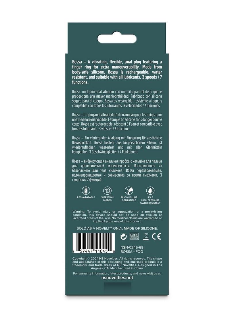 Lust N Dreams Bossa Rechargeable Silicone Anal Plug