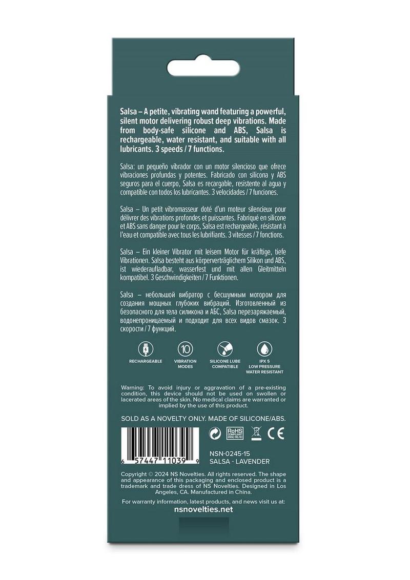 Lust-N-Dreams Salsa Silicone Petite Body Wand