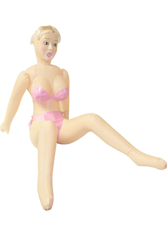Lusty Busty Love Doll Inflatable with 3 Realistic Openings