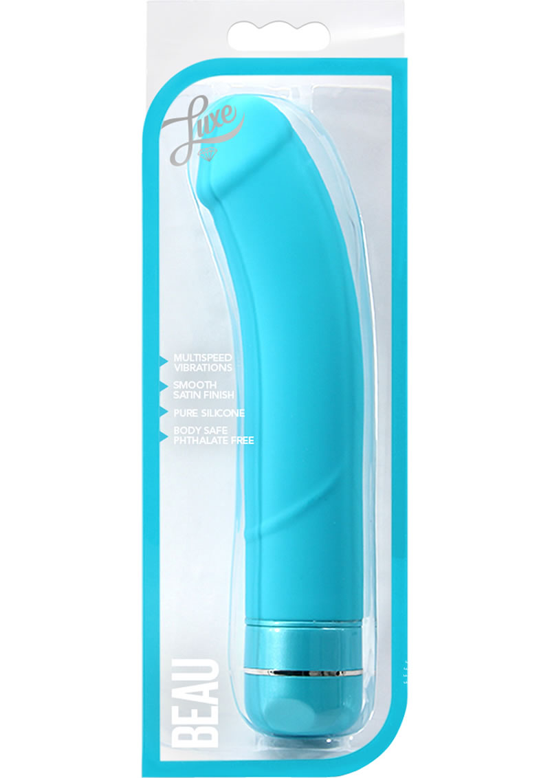 Luxe Beau Vibrating Silicone Dildo