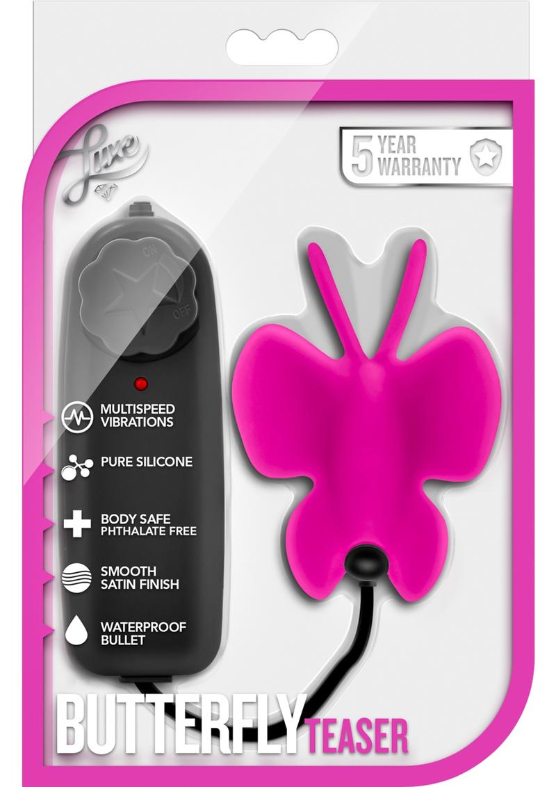 Luxe Butterfly Teaser Silicone Egg with Remote Multispeed