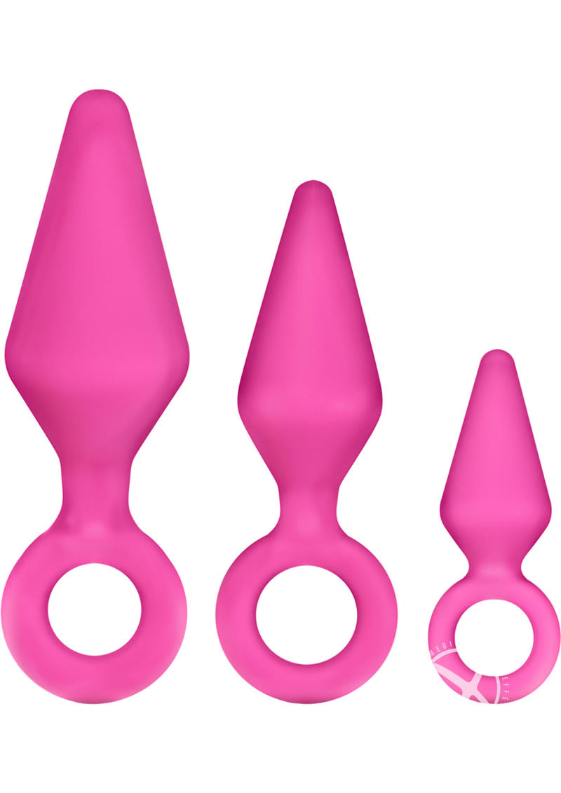 Luxe Candy Rimmer 3-Piece Silicone Anal Kit