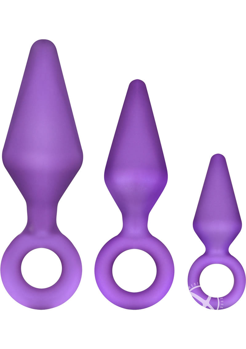 Luxe Candy Rimmer 3-Piece Silicone Anal Kit