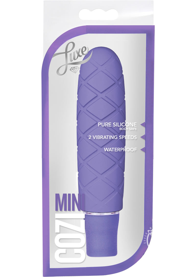 Luxe Cozi Mini Textured Surface And Silicone Vibrator