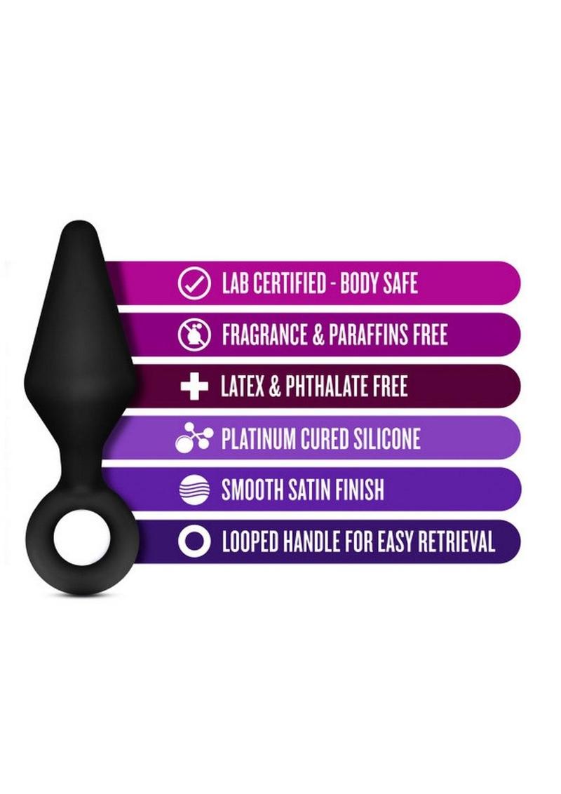 Luxe Candy Rimmer Silicone Anal Kit - 3 Piece