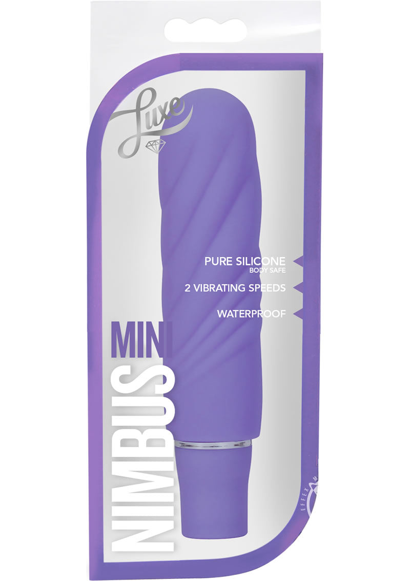 Luxe Nimbus Mini Silicone Vibrator Periwinkle Power