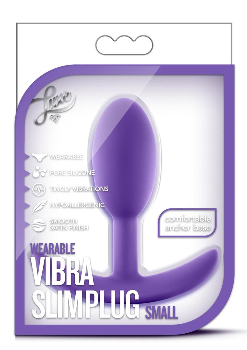 Luxe Wearable Vibra SlimPlug Medium Butt Plug