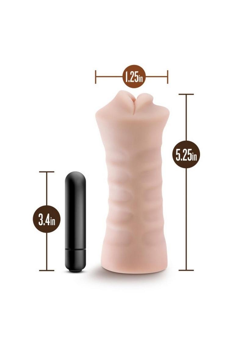 M For Men Skye Masturbator With Vibrating Bullet