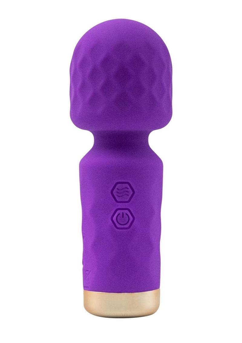 M'Lady Mini Vibrating Wand Rechargeable Silicone Vibrator