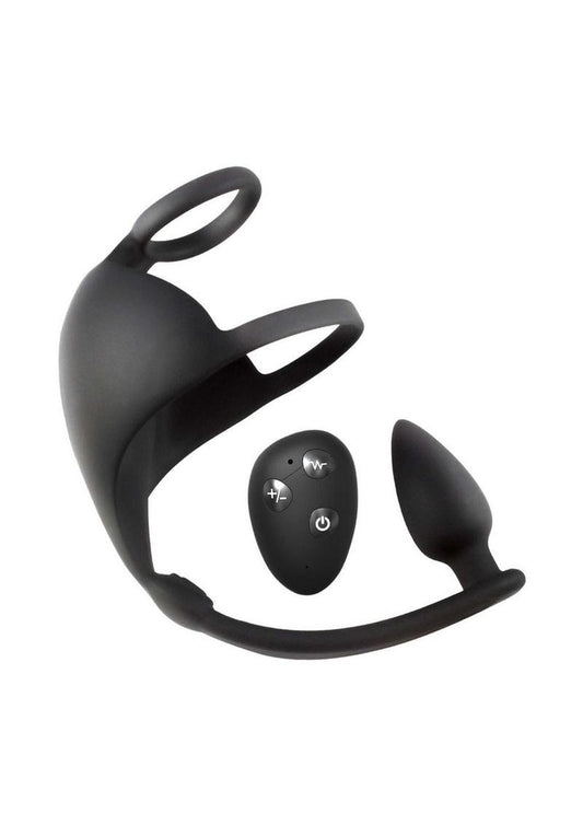 Nasstoys Magic Remote Scrotum Massager Plus Silicone Plug