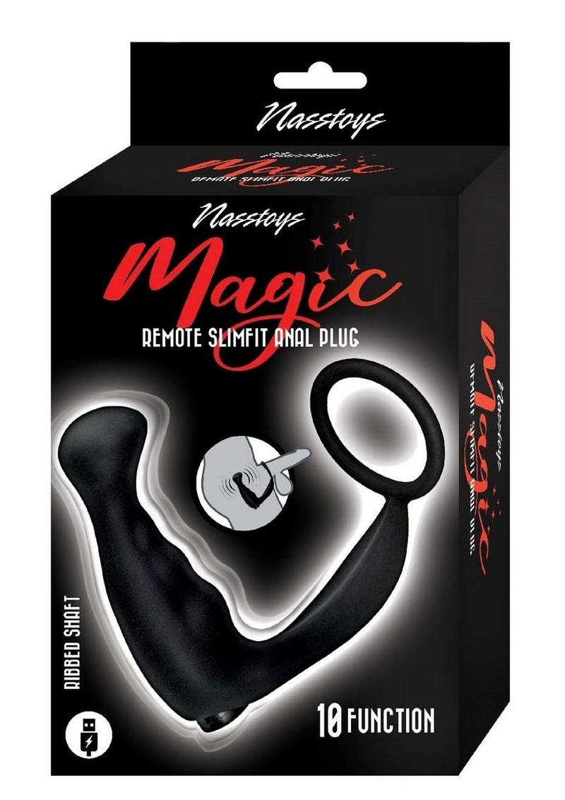 Nasstoys Magic Remote Slimfit Silicone Anal Plug with Remote Control
