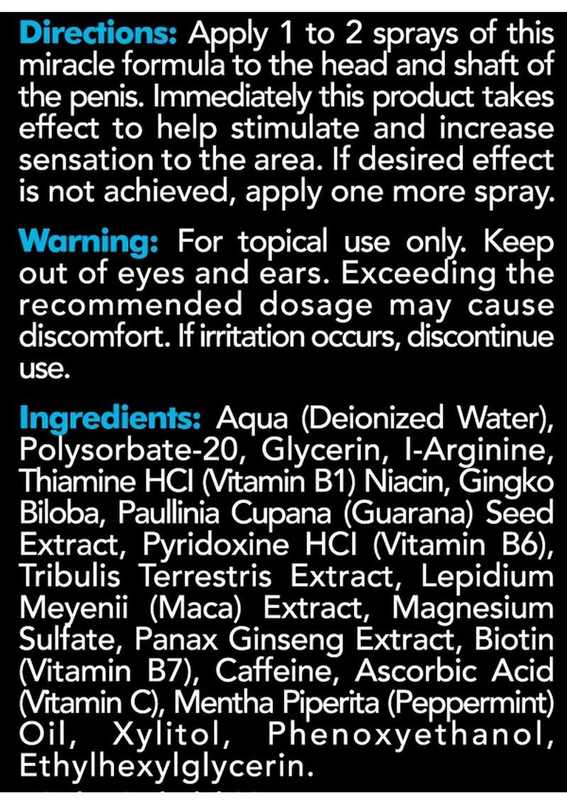 Mansation Male Stimulation Spray Arousal Enhancer