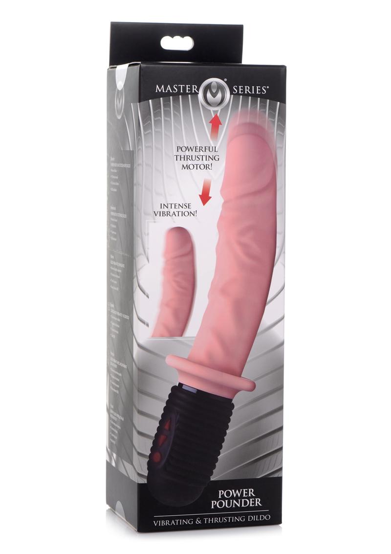Power Pounder Vibrating And Thrusting Dildo