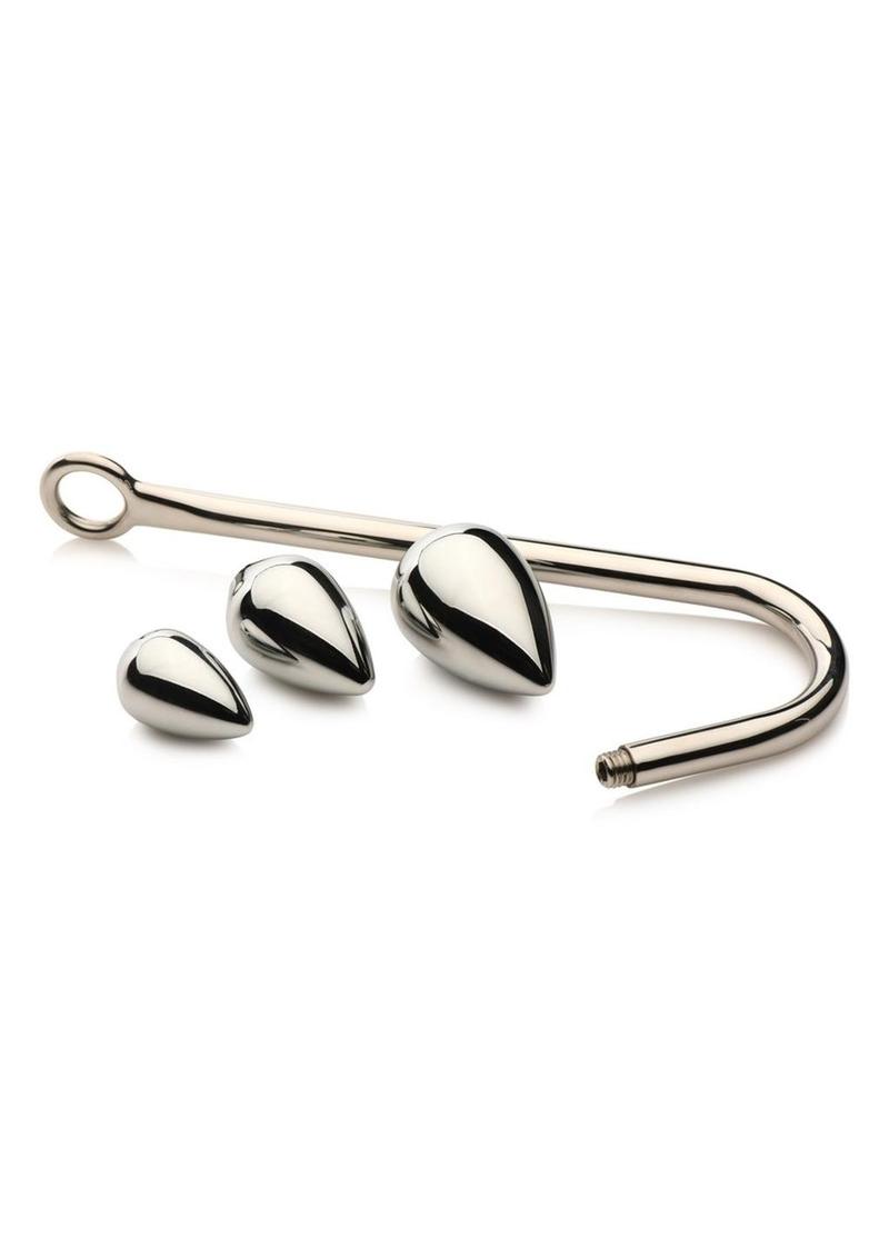 Master Series Anal Hook Trainer with 3 Interchangeable Plugs