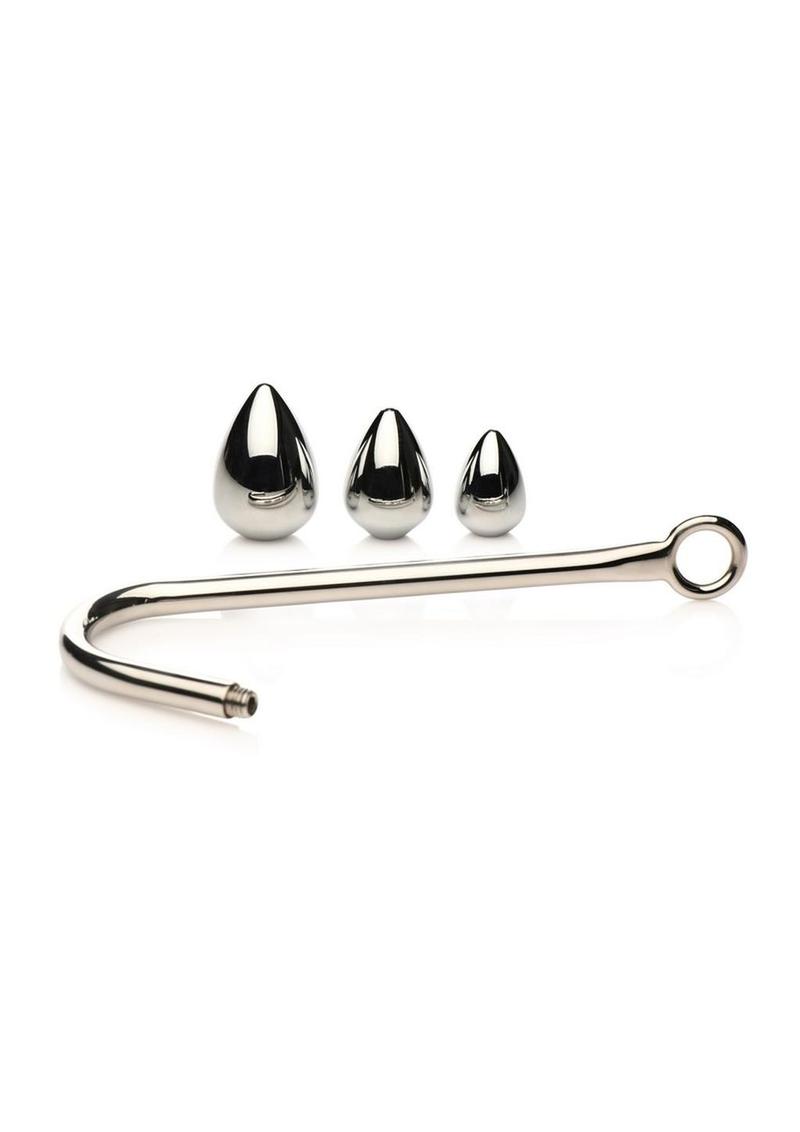 Master Series Anal Hook Trainer with 3 Interchangeable Plugs