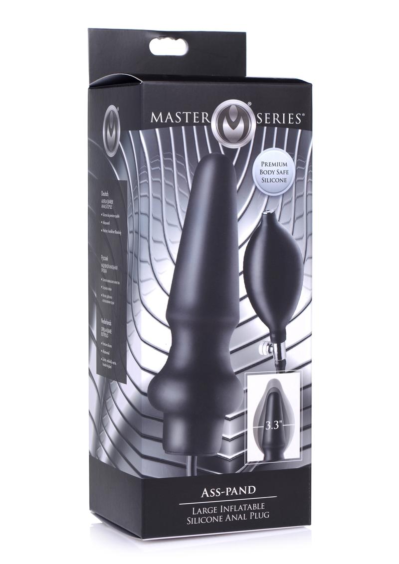 Master Series Ass Pand Large Inflatable Silicone Anal Plug
