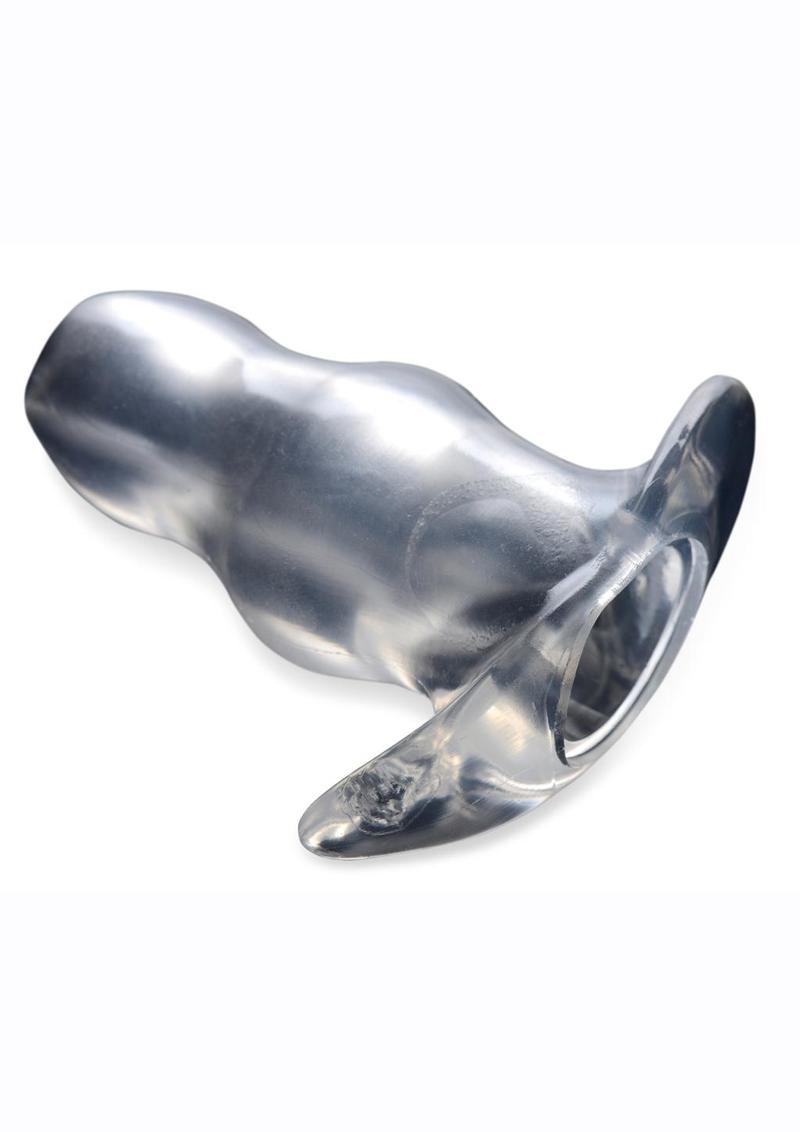 Master Series Clear View Hollow Anal Plug XL