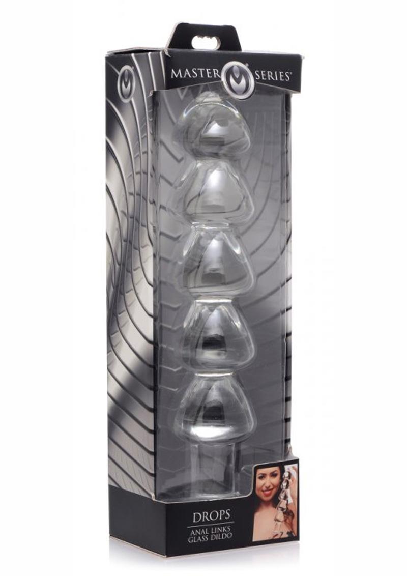 Master Series Drops Anal Links And Hand-Blown Glass Dildo