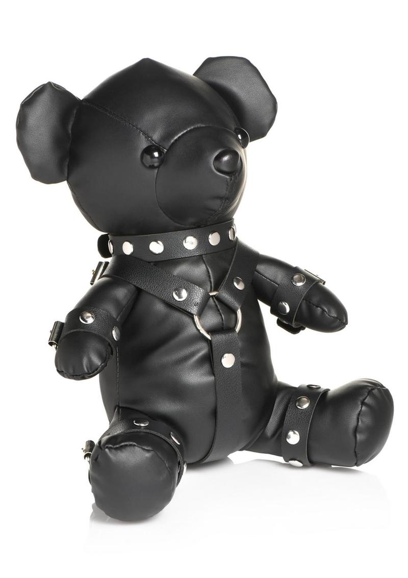 Master Series Gimp Bear Red Leather Bear With Harness