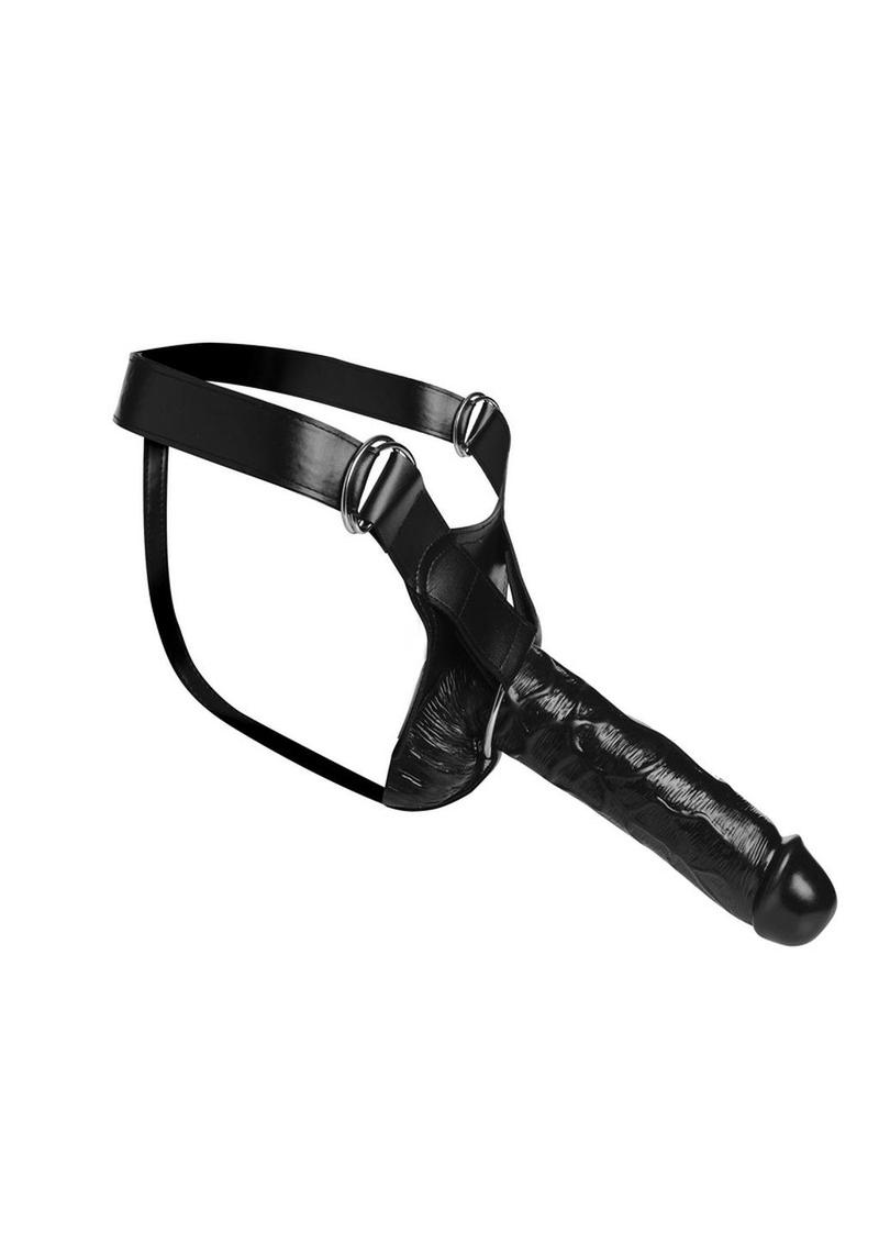 Master Series Infiltrator Hollow Strap-On Dildo with Adjustable Harness